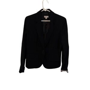 Merona Black Classic Blazer Tailored Suit Jacket | 10